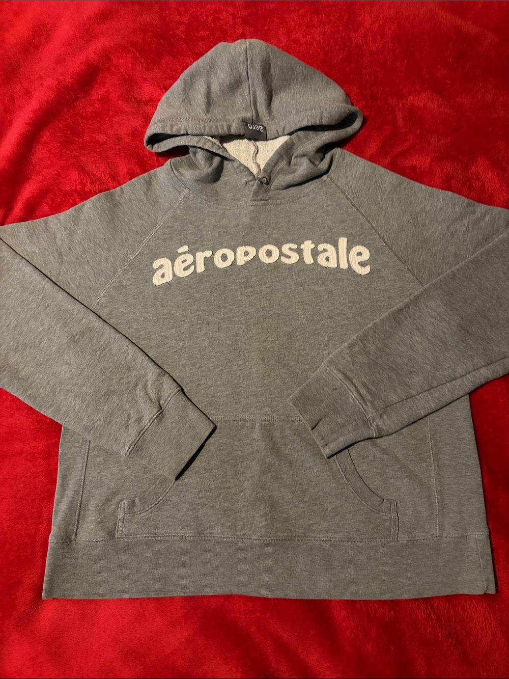 Aeropostale Women’s Heather Gray Logo Hoodie